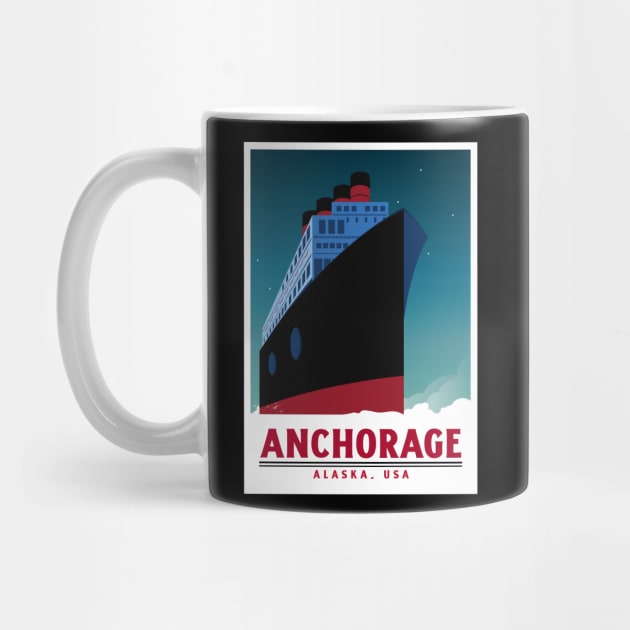 Anchorage, Alaska, USA Ship by LittleFlairTee